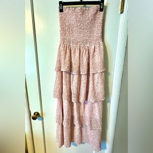 Pink Dress, Strapless